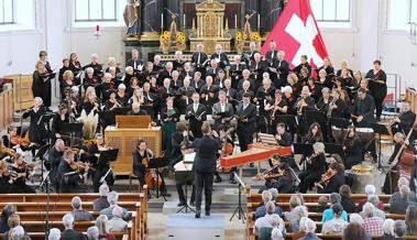 Rheintaler Bach-Chor sang zwei Hymnen zum Lob und Dank