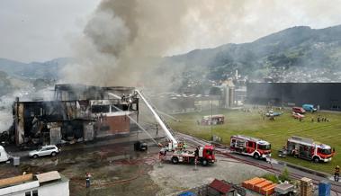 Grossbrand in Rebstein - die Polizei sucht Zeugen