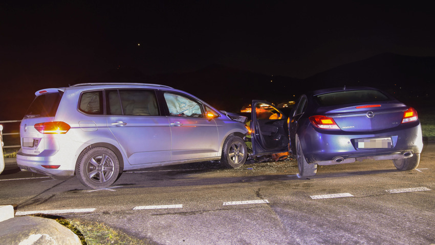 Zweimal Totalschaden: Laut Polizei war einer der Lenker fahrunfähig