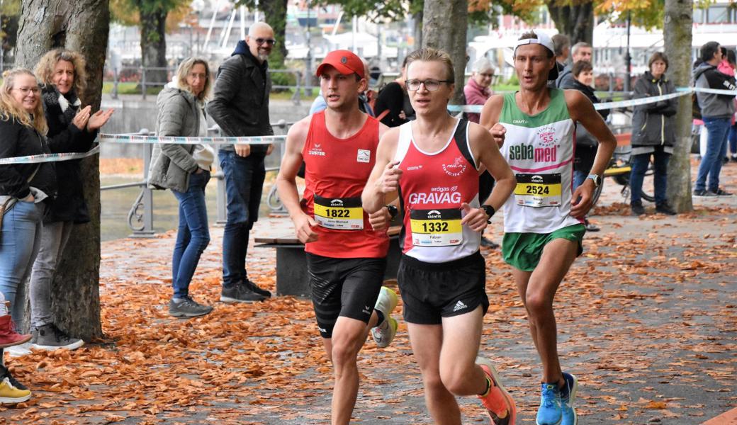 Fabian Benz (Nr. 1332) lief im Halbmarathon aufs Podest.