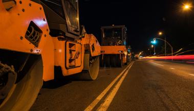 Auf Autobahnbaustelle Diesel aus Baumaschinen abgepumpt