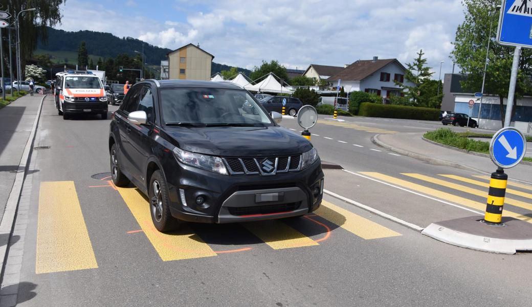 Die Fahrerin bremste sofort, erfasste das Mädchen aber trotzdem mit ihrem Auto.