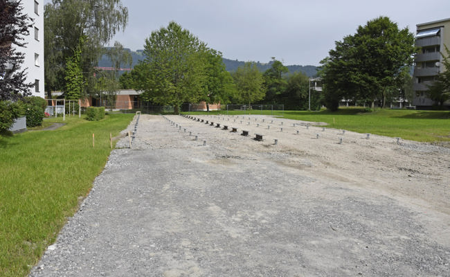 Primarschule baut auf der Blattackerwiese ein Provisorium für Kleinklassen und Kindergarten