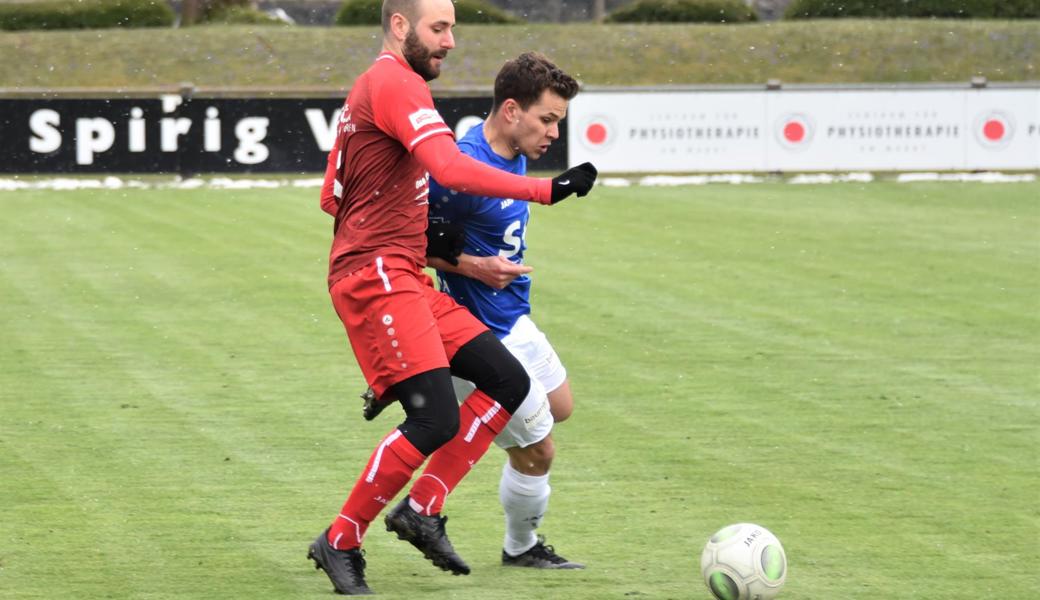 Auch bei Red Star gelang Widnau (rechts Noah Thönig im Spiel vor einer Woche gegen Frauenfeld) nicht der erste Sieg in diesem Kalenderjahr.