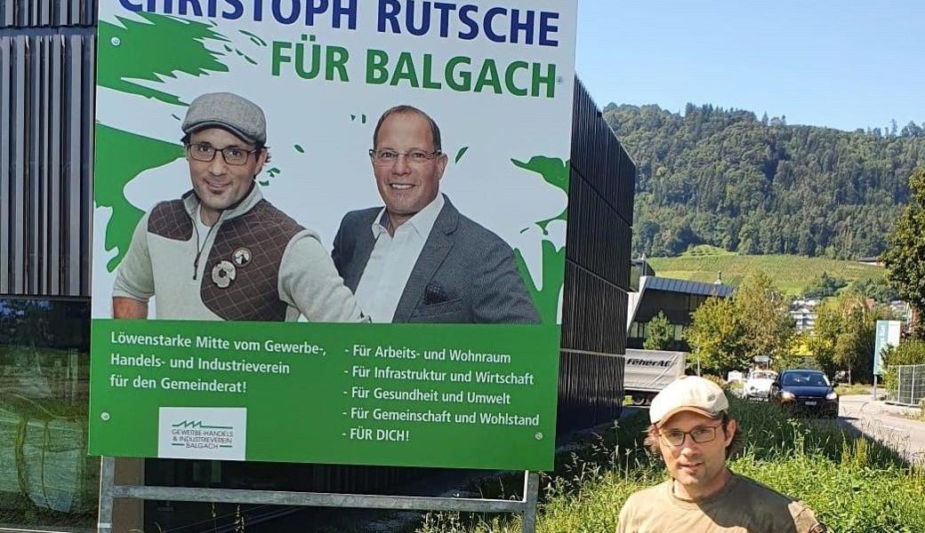 Wahlkampf in Balgach.