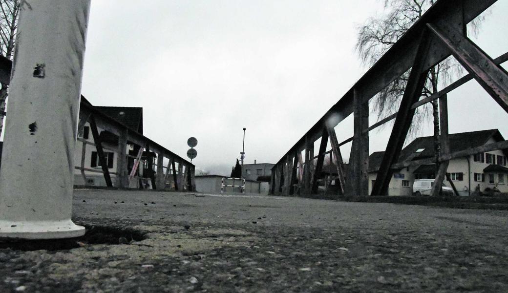 Die Sternenbrücke im Held-Quartier wird voraussichtlich im April abgerissen und ersetzt. 