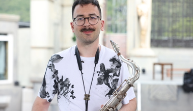 Sax und Klarinette für «Chaplin»: Hinterforster spielt in Musical-Orchester