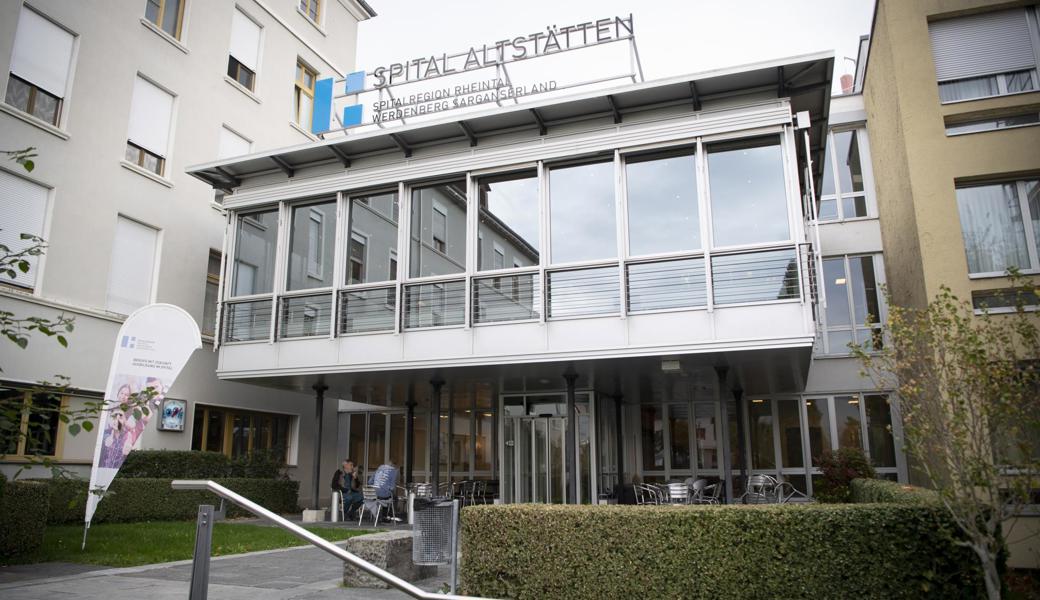 Bei den stationären Eintritten verzeichnete das Spital Altstätten einen Zuwachs von 7 %  gegenüber dem Vorjahr.