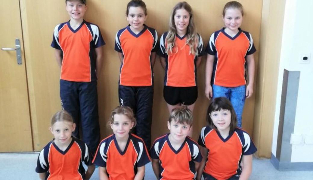 Das Team des SK Widnau an der Kidsliga in Triesen.