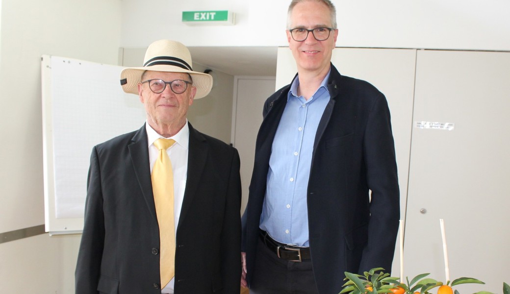 Martin Frei wird Ehrenpräsident des Bauordens Schweiz, Marcel Anrig neu an der Vereinsspitze