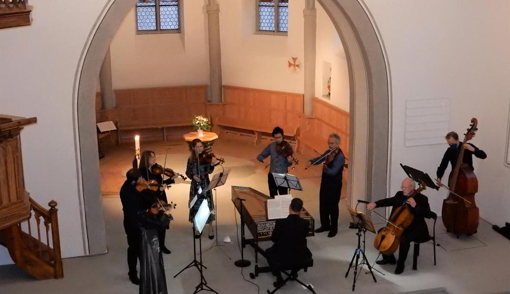 Das Ensemble konnte sich in der Sennwalder Kirche entfalten und erntete viel Beifall.