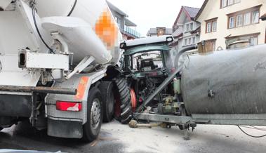 Nach Kollision Diesel ausgelaufen