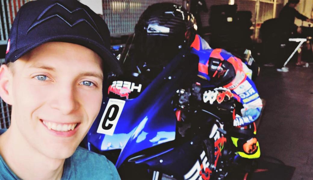 Dominic Schmitter feilt demnächst in Valencia an der Abstimmung seiner Yamaha.