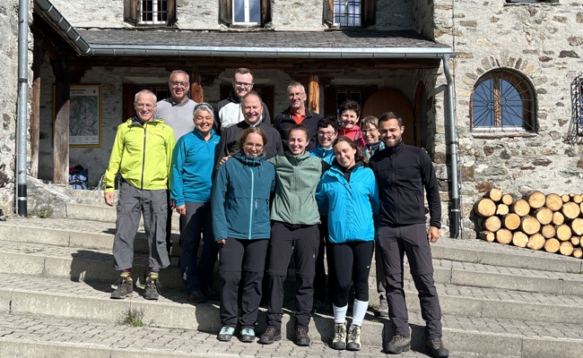 Pilgergruppe beim Bittgang nach Ziteil