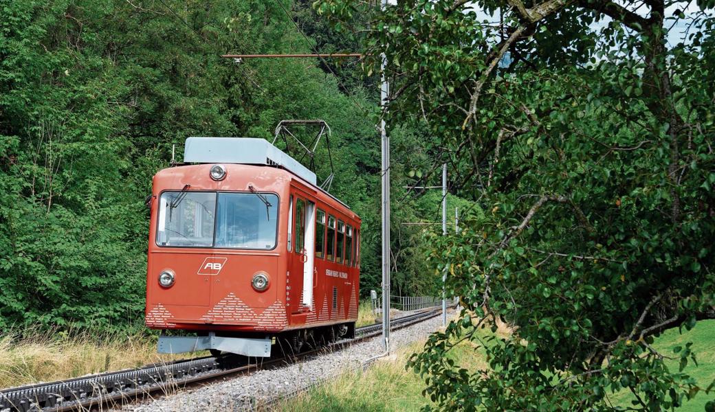Die Bergbahn Rheineck-Walzenhausen gehört seit dem Jahr 2006 zum Liniennetz der Appenzeller Bahnen.