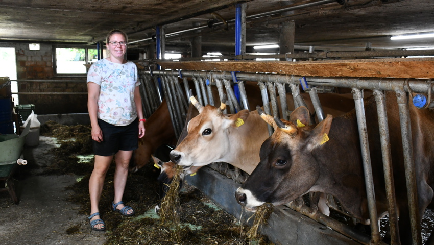 Elisabeth Sturzenegger ist auf dem Hof aufgewachsen. 