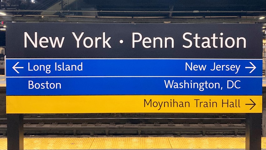 Am Bahnhof New York, mitten in Manhattan in einer schönen Halle gelegen, ging die Reise los.