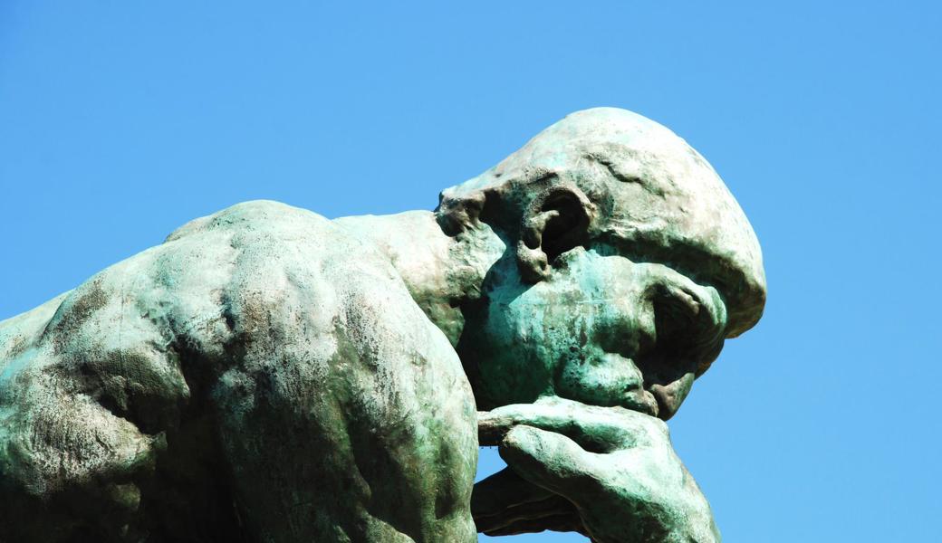 «Der Denker» von Auguste Rodin: René Descartes fand im Zweifel eine lang ersehnte Gewissheit. 