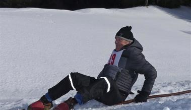 Schwerer Schnee und Sturzpiloten