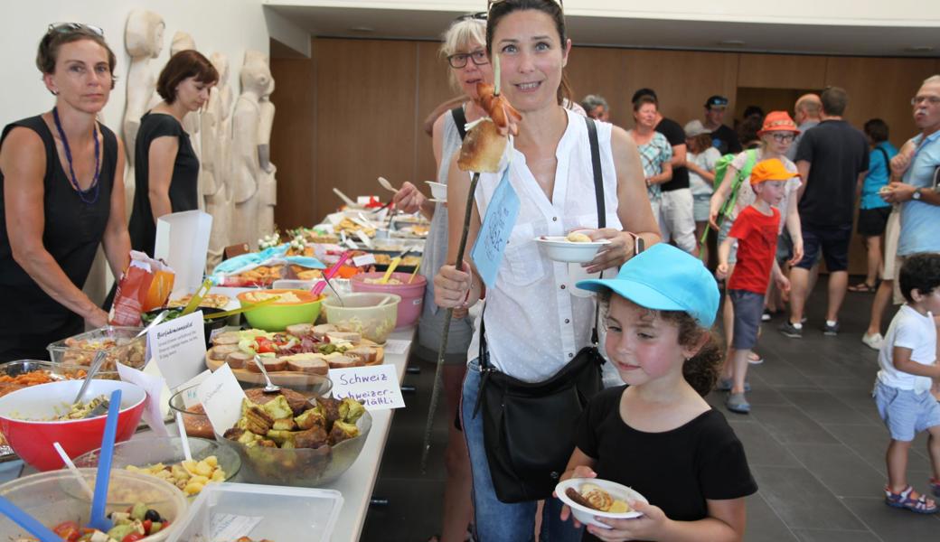 Das interkulturelle «Bring-und-nimm-Buffet» liess keine Wünsche offen. 