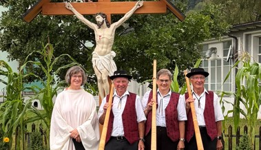 Einweihung renoviertes Wegkreuz beim Furrer