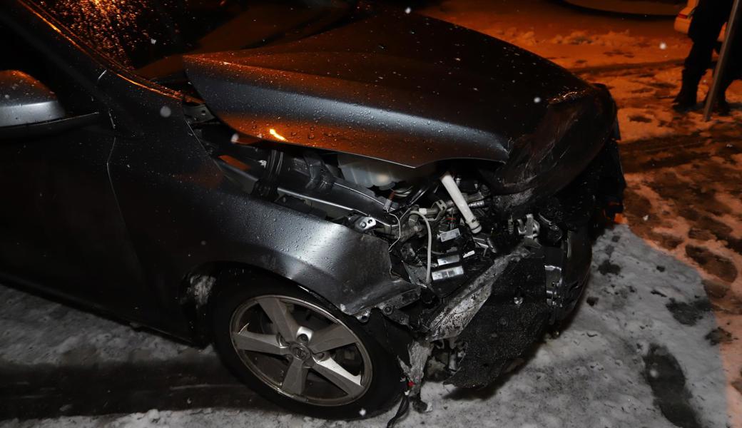 Unfall auf der Autobahn bei Gossau.