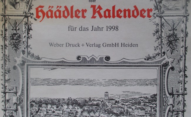 Im «Häädler Kalender» fanden sich stets auch Appenzeller Witze