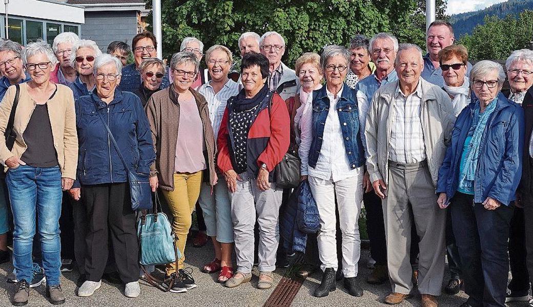 Der Förderverein Spitex reiste ins Toggenburg. 