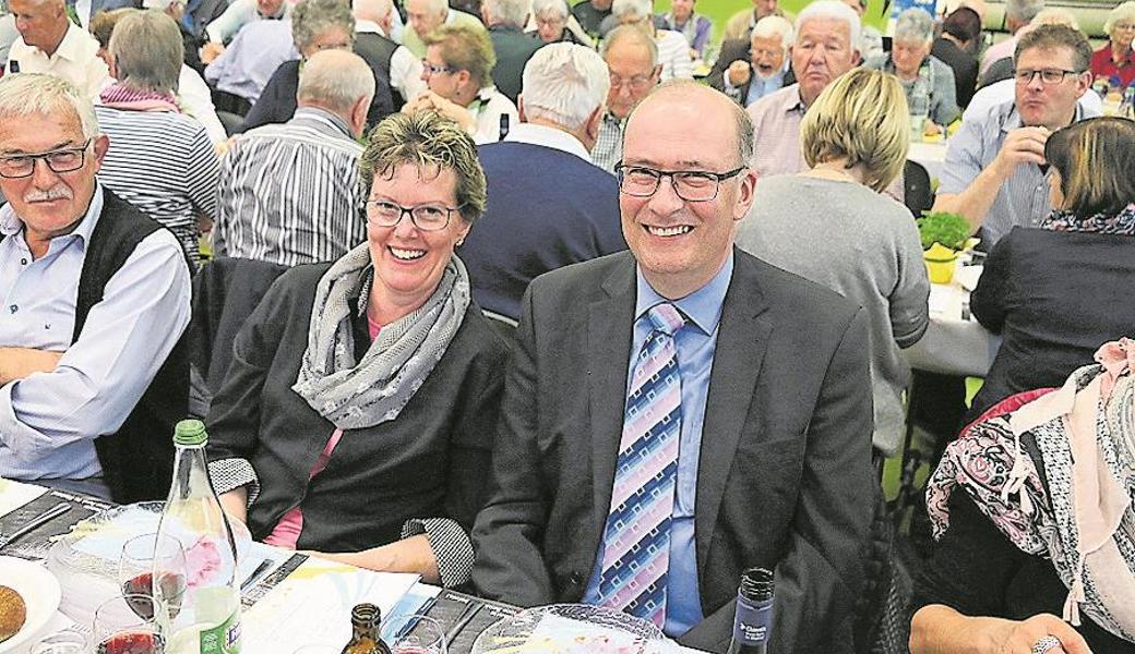 Nationalrat und Bauernpräsident Markus Ritter mit Gattin Heidi.