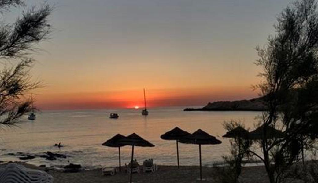 Rina genoss die Ferien in L'Île-Rousse in Korsika.