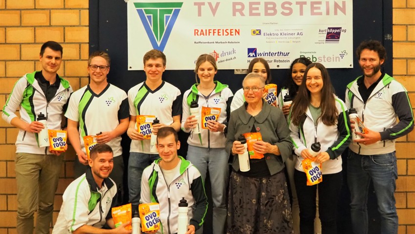 Die neuen Leiterinnen und Leiter des TV Rebstein.