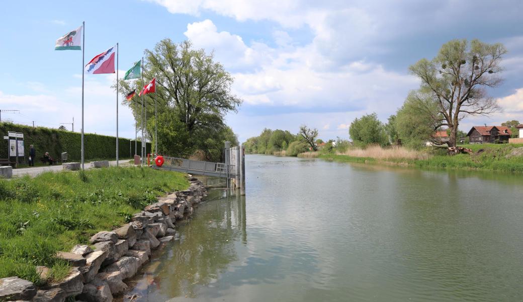 Noch fahren keine Kursschiffe auf dem Alten Rhein. 