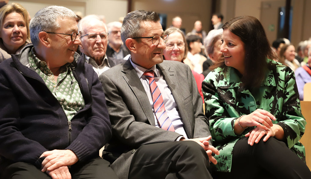 An der Abschiedsfeier: Warum Altstättens Stadtpräsident Reto Friedauer mit einem Druiden verglich