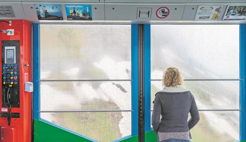 Trübe Aussicht: Die neuen Preise für die Fahrt mit der Säntisbahn auf den Gipfel kommen nicht gut an.