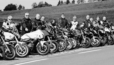 Motorradclub im Elsass