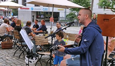 Fabian von Siebenthal hatte seinen ersten Soloauftritt an der Städtli Stubete