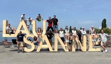 Vier Kunstturner des TZ Rheintal durften am ETF in Lausanne starten Vier Kunstturner des TZ Rheintal durften am ETF in Lausanne starten