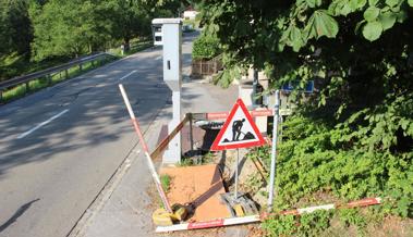 Die mysteriöse Baustelle beim Radarkasten