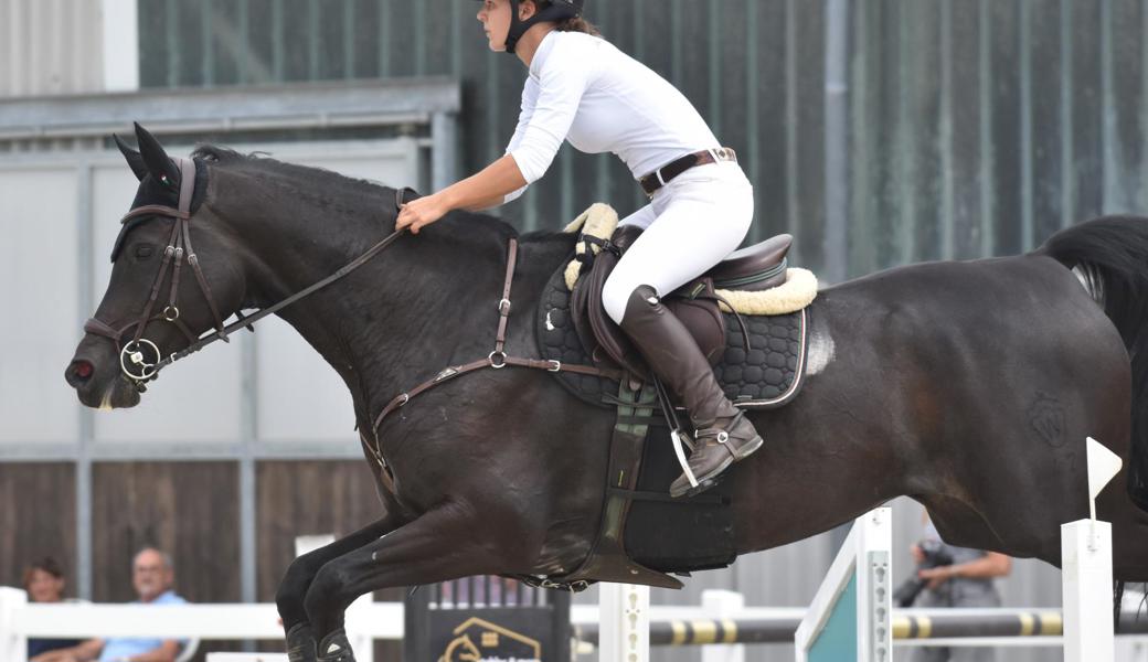 46. Platz: Ronja Mätzler (Kriessern) mit Clara.