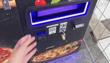 Nie wieder auf Pizza warten: Ein Automat liefert auf Knopfdruck