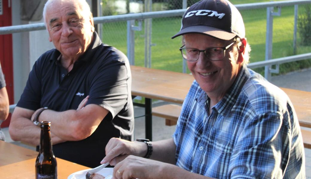 Andy Plüss (rechts, neben ihm Fritz Berhalter) kam vor 40 Jahren zum damaligen SC Mittelrheintal und bewegte vieles.