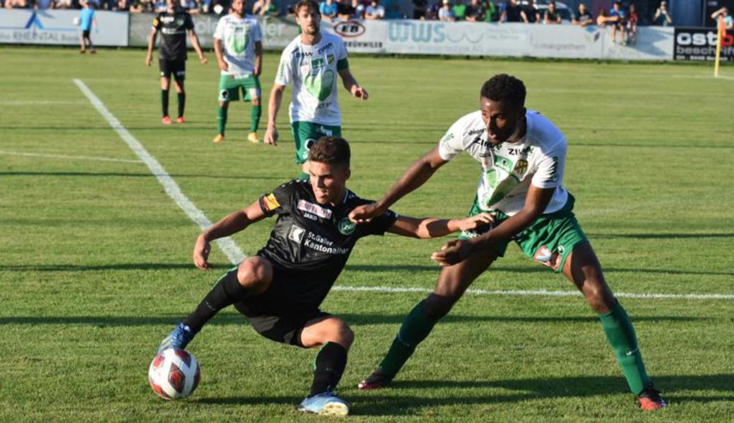 Angelo Campos traf in der 32. Minute mit einer feinen Einzelaktion zum 2:0, nachdem er zuvor einige Chancen versiebt hatte. 