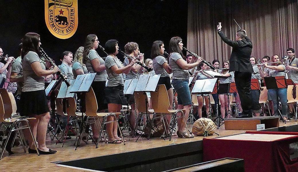 Die Stadtmusik Altstätten erzählte musikalisch von ihrer Konzertreise nach Armenien.