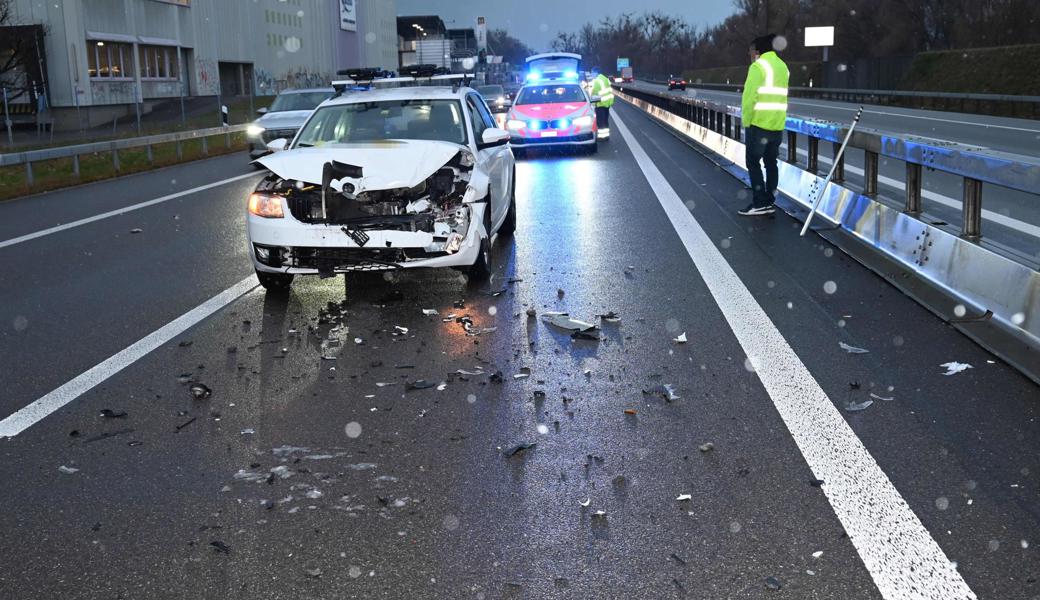 In Rheineck ereignete sich ein Auffahrunfall.