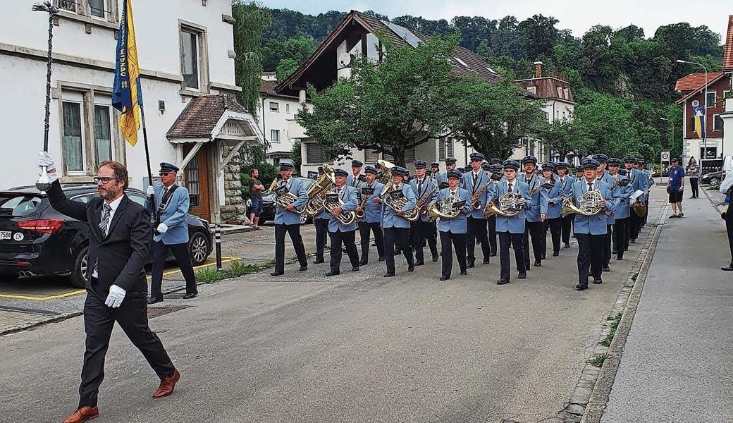 Mit dem «Solothurner Marsch» erreichte die Konkordia den sechsten Rang. 