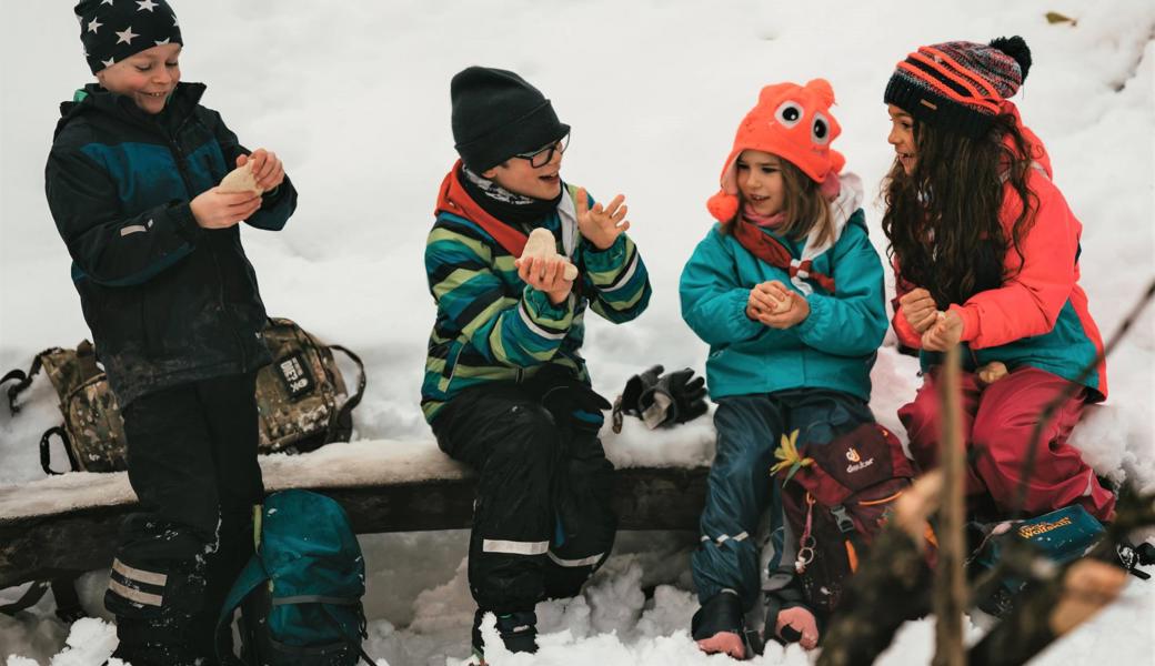 In der Pfadi verbringen die Kinder und Jugendlichen viel Zeit in der Natur.