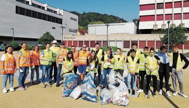 Die Gemeinde Au wirkte am Clean-Up-Day mit