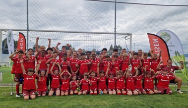 Kinder und Jugendliche hatten Spass auf und neben dem Fussballplatz