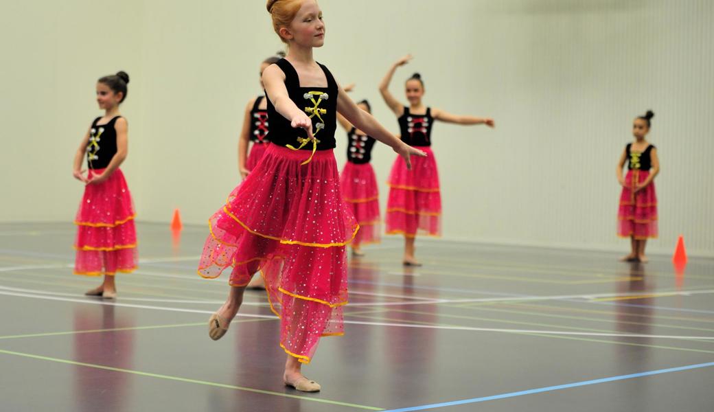 Aurelia Eschenmoser während der Ballettvorführung.