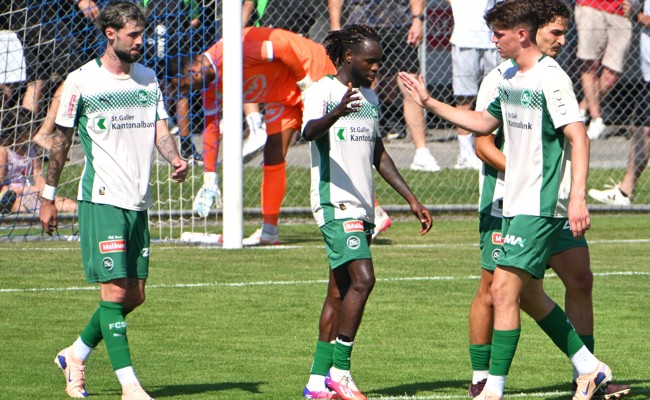 FC St.Gallen verliert torreiches Testspiel in Lyon am Ende deutlich